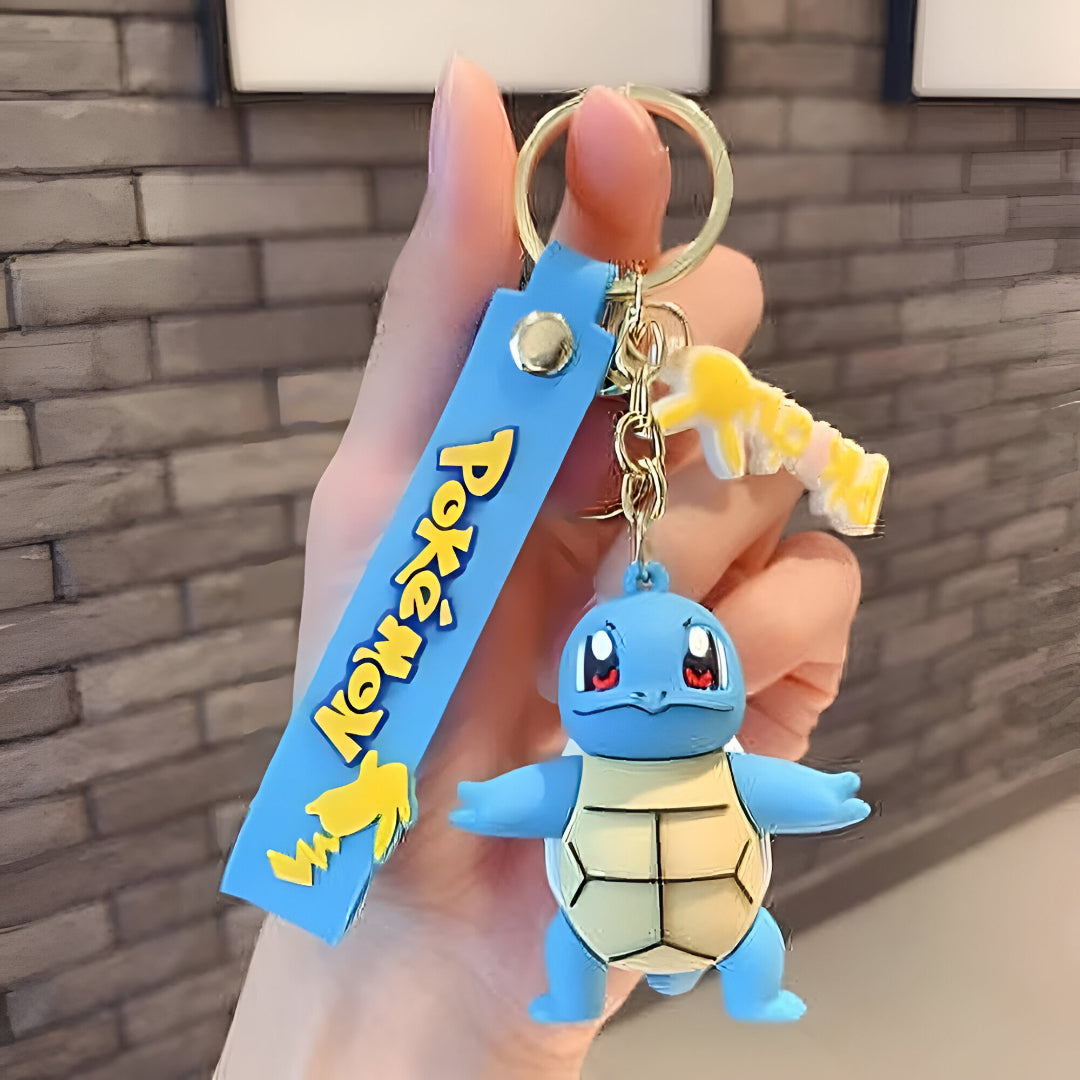 Squirtle Rubber Keychain - Pokemon