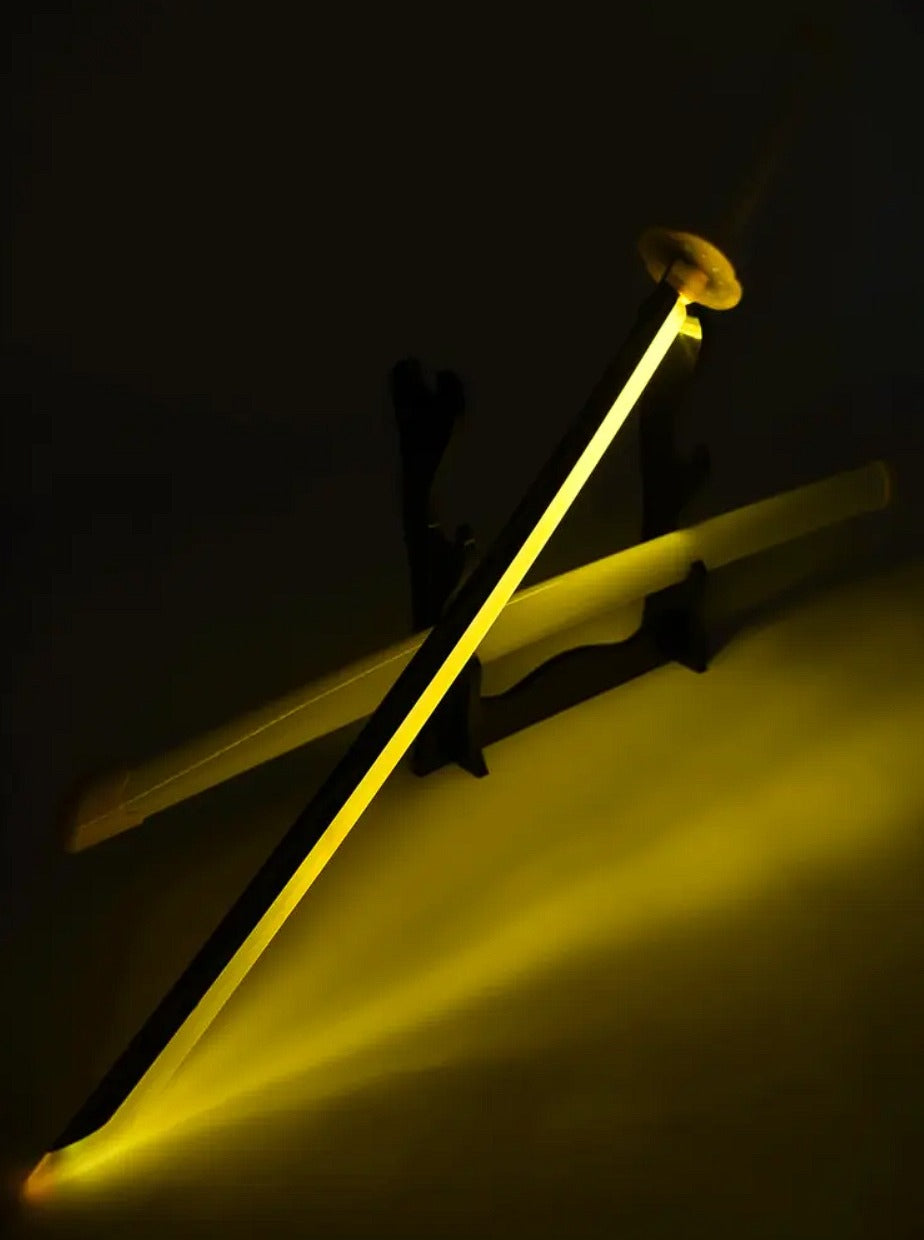 Glow stick on a dark background