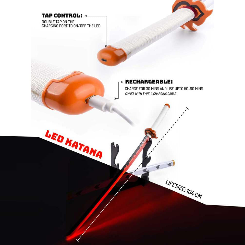 Rengoku Glow Katana - Demon Slayer