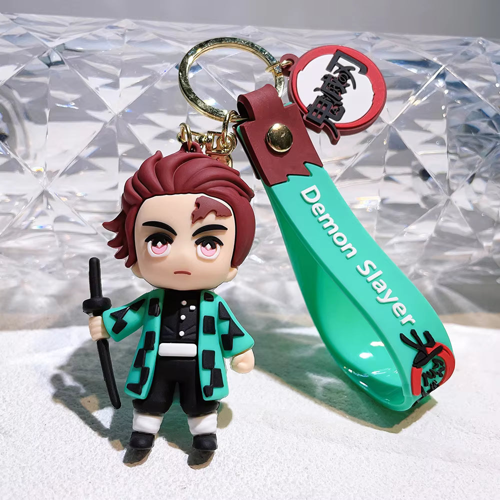 Tanjiro Rubber Keychain - Demon Slayer