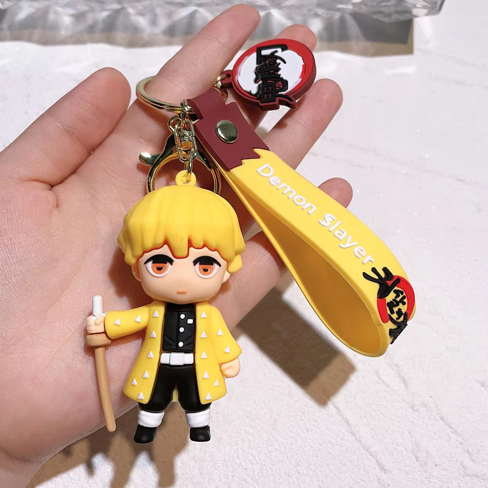 Zenitsu Rubber Keychain - Demon Slayer
