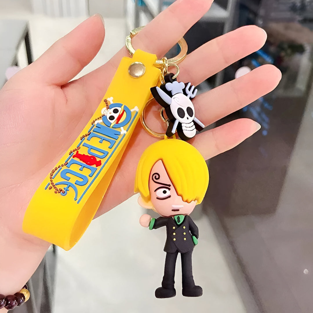 Sanji Rubber Keychain - One Piece