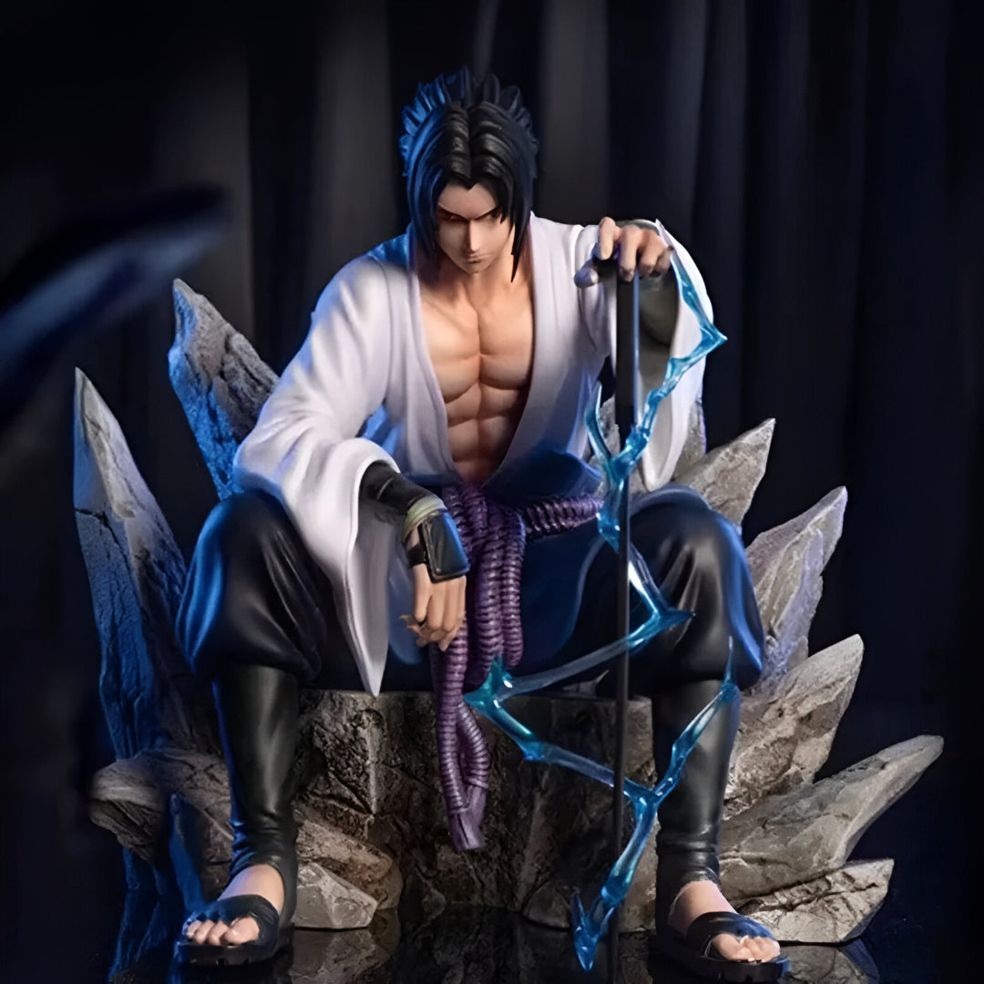 Sasuke Uchiha Revenge Sitting Action Figure - Naruto