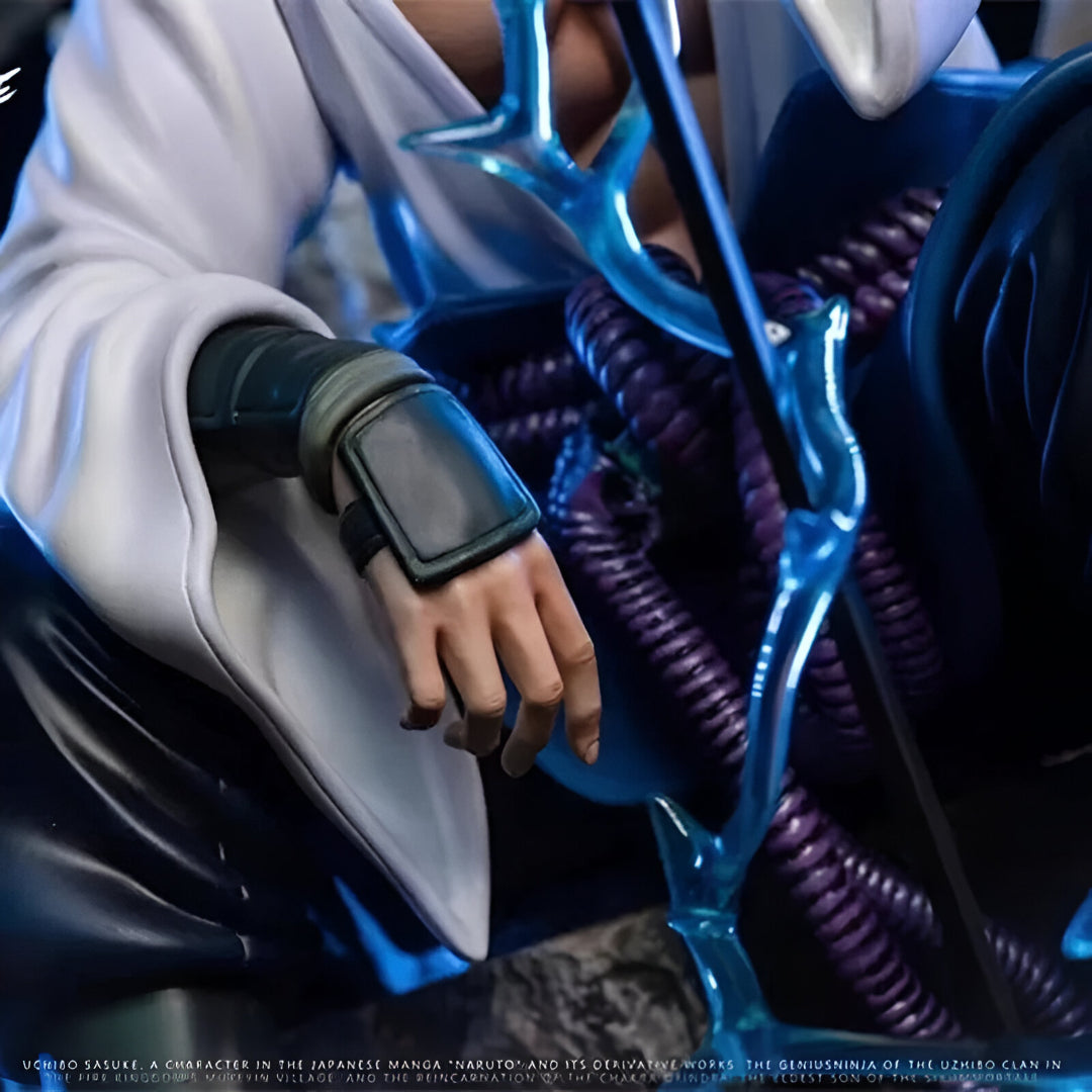 Sasuke Uchiha Revenge Sitting Action Figure - Naruto