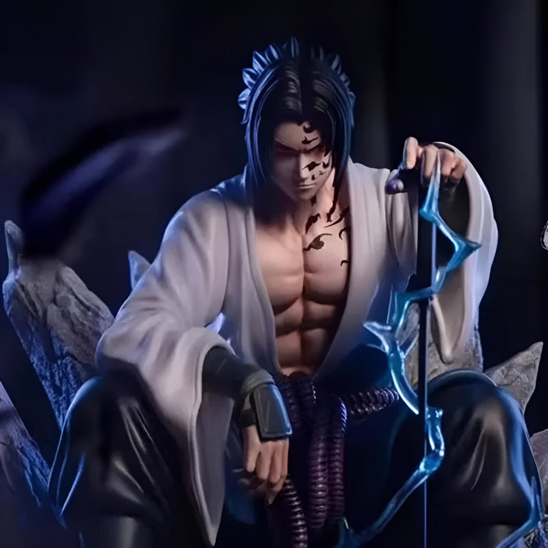 Sasuke Uchiha Revenge Sitting Action Figure - Naruto